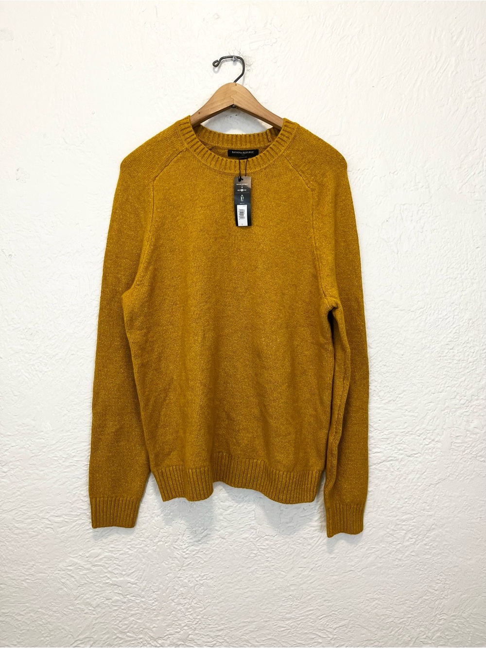 Banana Republic Sweater Mustard Yellow Large L